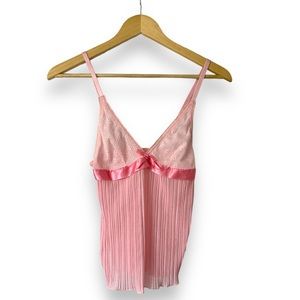 Victoria’s Secret pink croquette lingerie, S